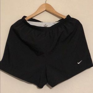Black Nike dry-tempo shorts.
